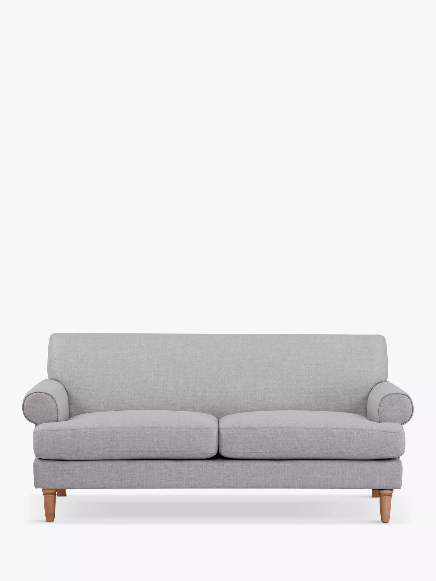 John Lewis ANYDAY Scroll II Medium 2 Seater Sofa, Light Leg Grey