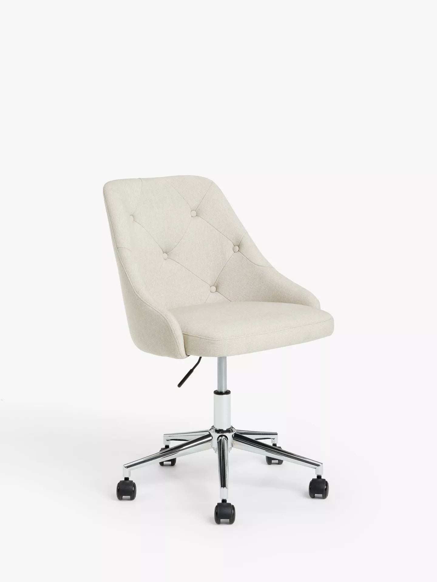 John Lewis Tilly Button Back Office Chair, Natural