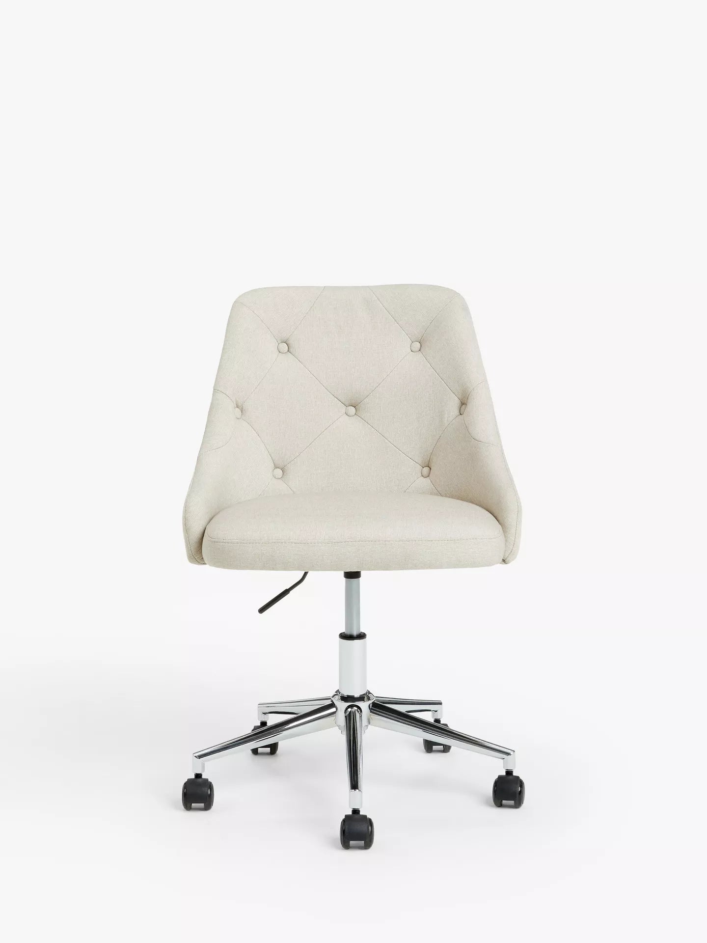 John Lewis Tilly Button Back Office Chair, Natural
