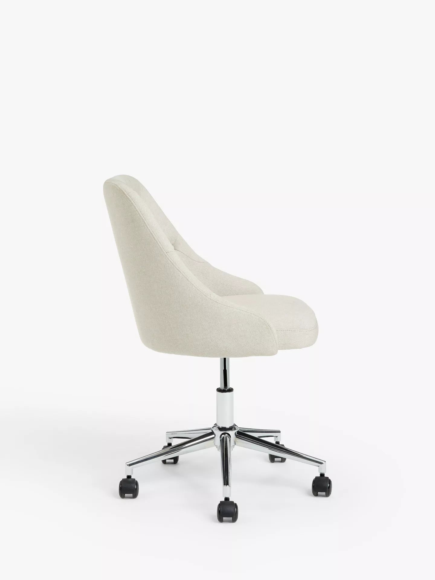 John Lewis Tilly Button Back Office Chair, Natural