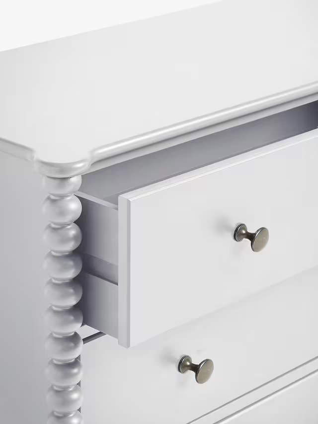 John Lewis Chest of Drawers Bobbin 3 Drawer Grey