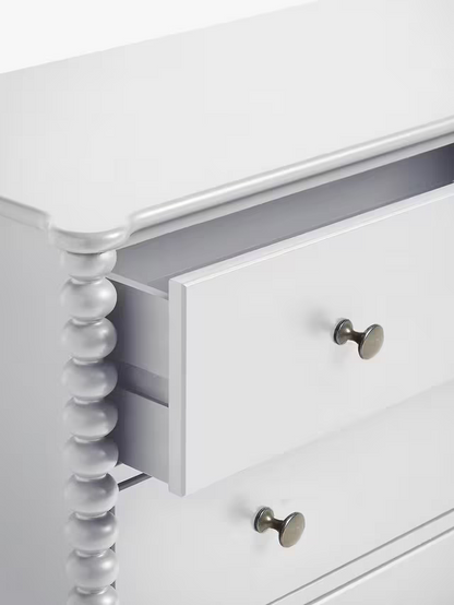 John Lewis Chest of Drawers Bobbin 3 Drawer Grey