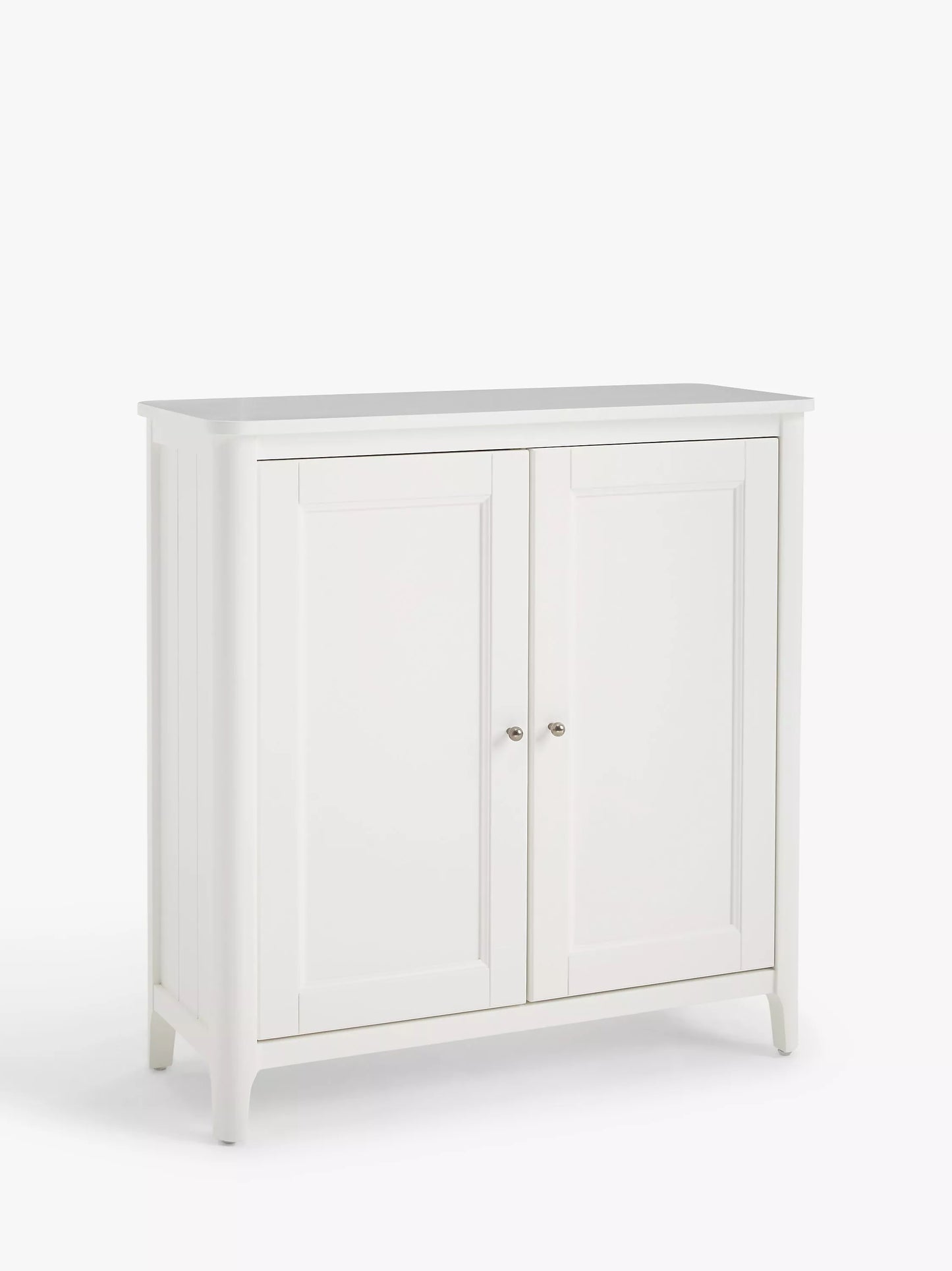 John Lewis Portsman Double Towel Cupboard, White