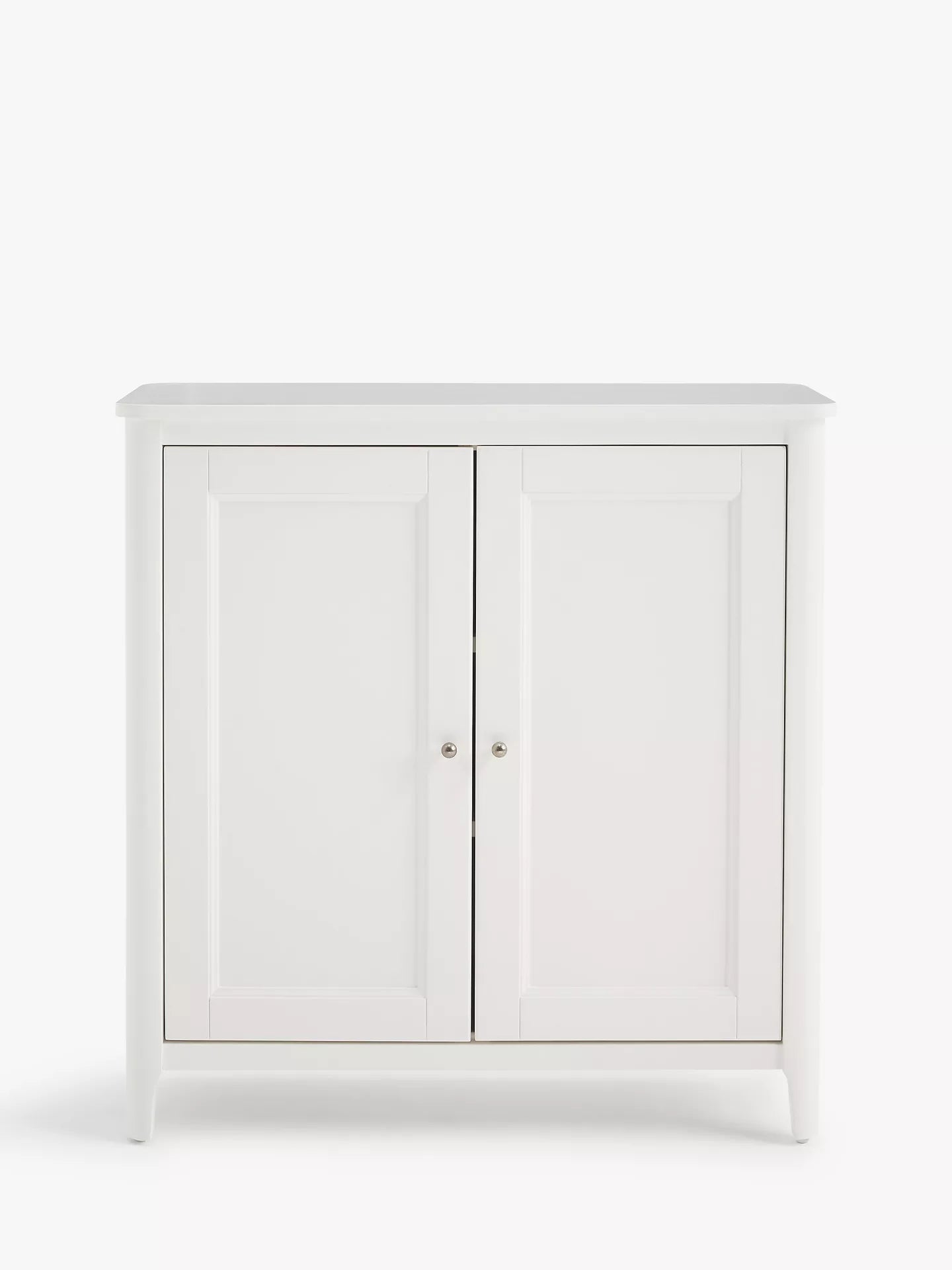 John Lewis Portsman Double Towel Cupboard, White