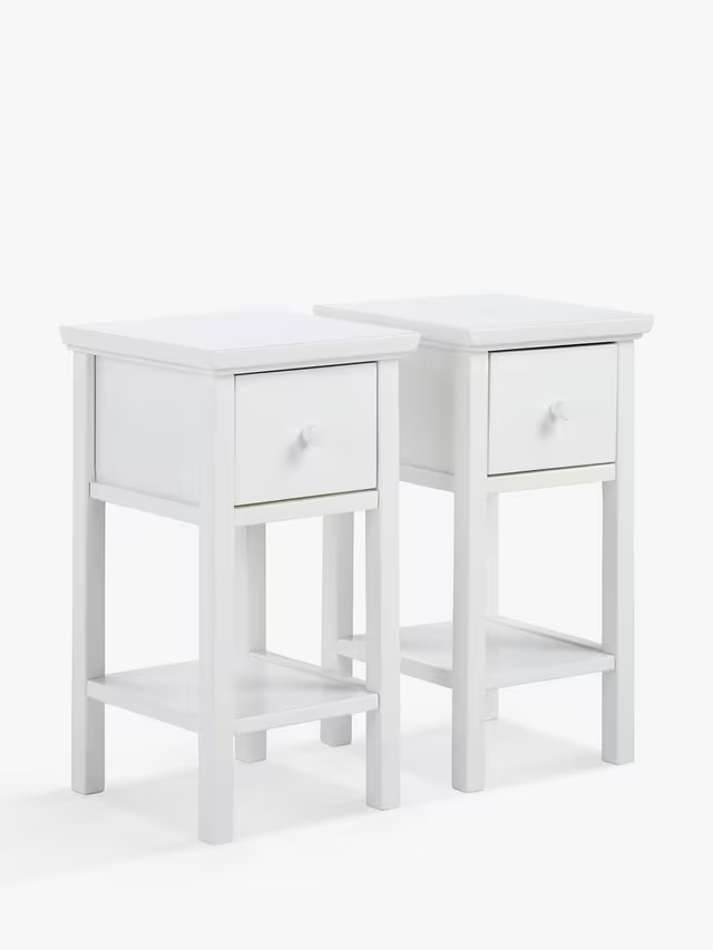 John Lewis Wilton Bedside Tables, Set of 2