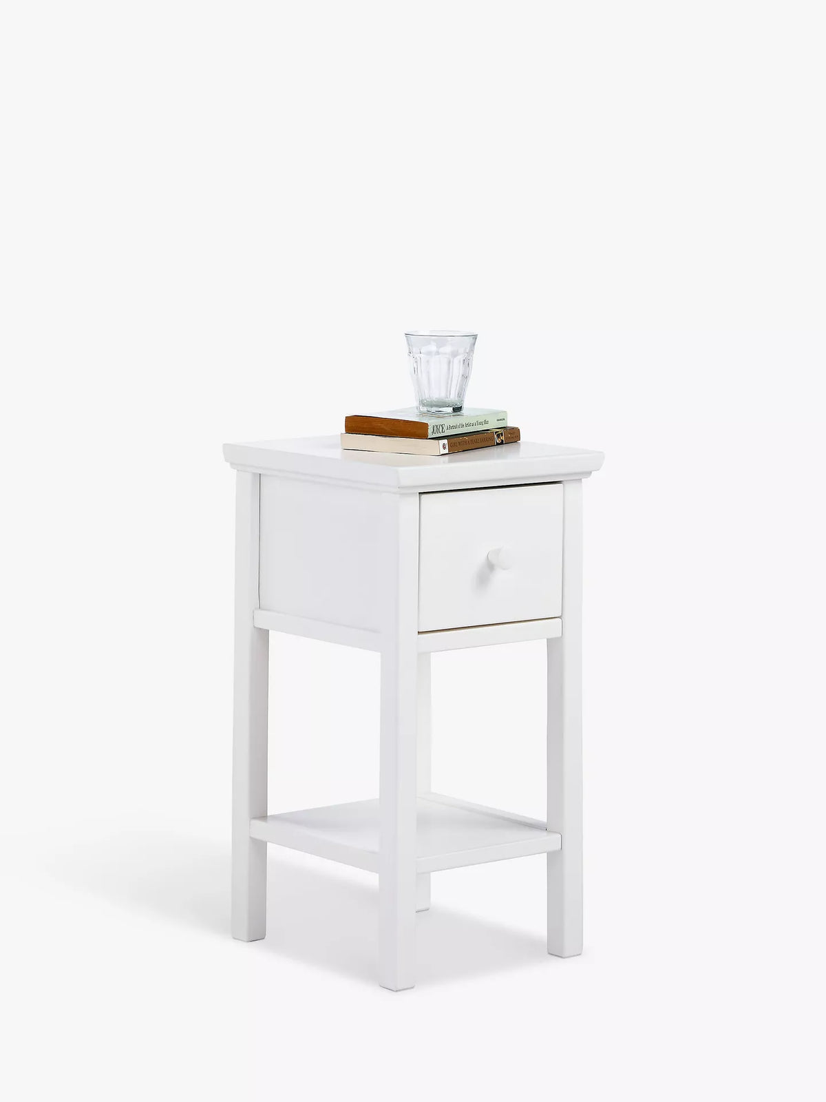 John Lewis Wilton Bedside Table Whit