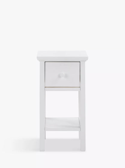 John Lewis Wilton Bedside Table Whit
