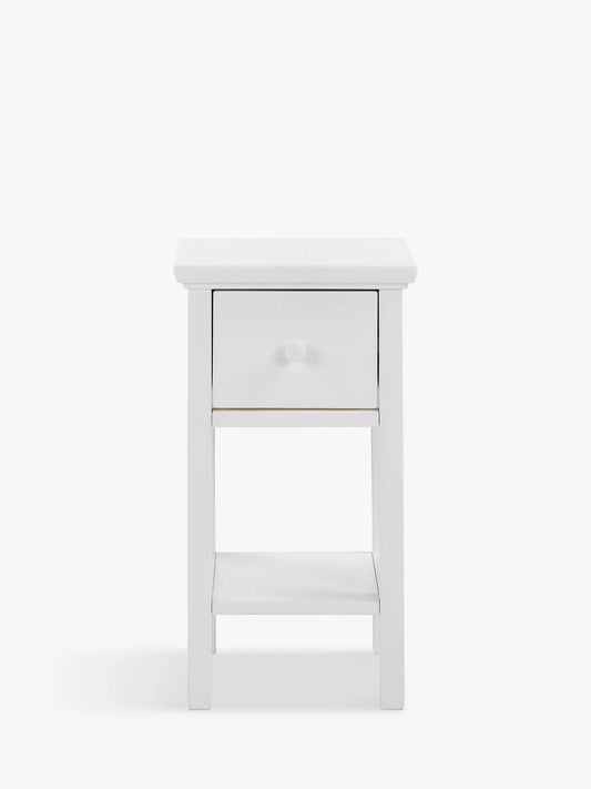 John Lewis Wilton Bedside Table Whit