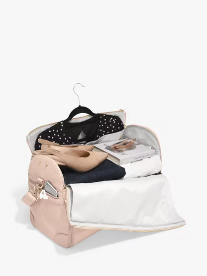 Stackers Weekend Garment Travel Holdall, Blush Pink