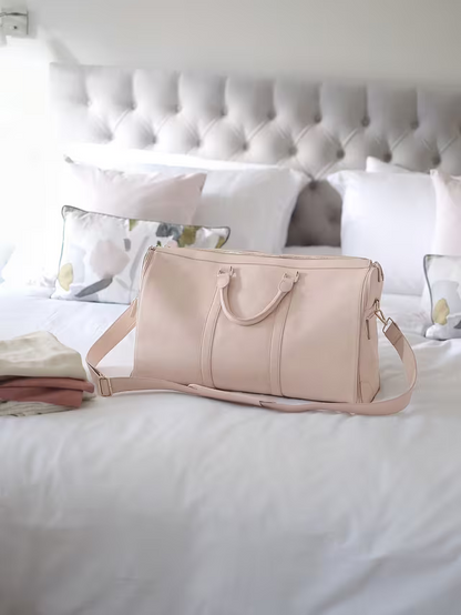 Stackers Weekend Garment Travel Holdall, Blush Pink