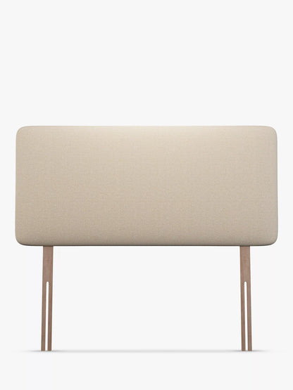 John Lewis Sonning Upholstered Headboard, Super King Size, Brushed Tweed Beige