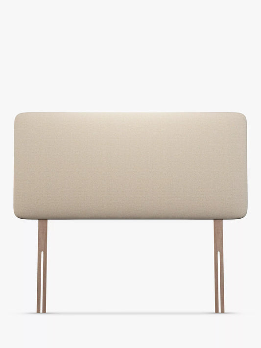 John Lewis Sonning Upholstered Headboard, Super King Size, Brushed Tweed Beige