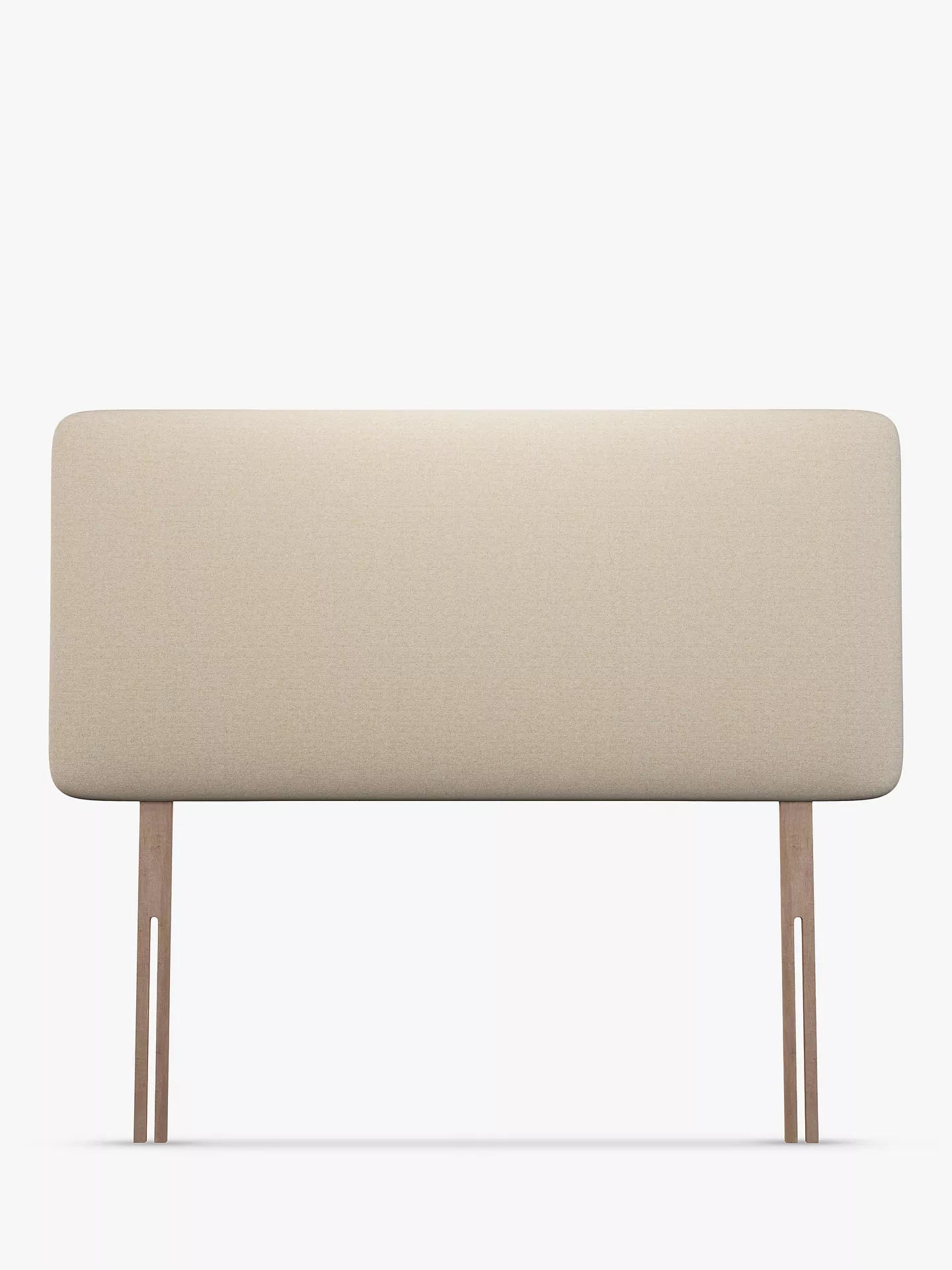 John Lewis Sonning Upholstered Headboard, Super King Size, Brushed Tweed Beige