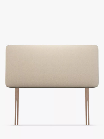 John Lewis Sonning Upholstered Headboard, Super King Size, Brushed Tweed Beige