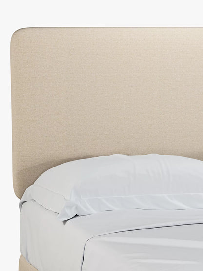 John Lewis Sonning Upholstered Headboard, Super King Size, Brushed Tweed Beige