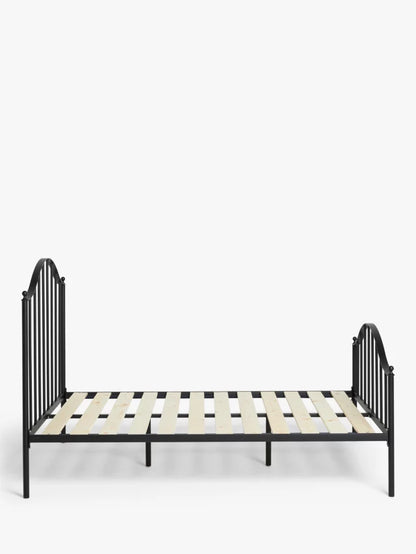 John Lewis Spindle Classic Metal Bed Frame, King Size, Black