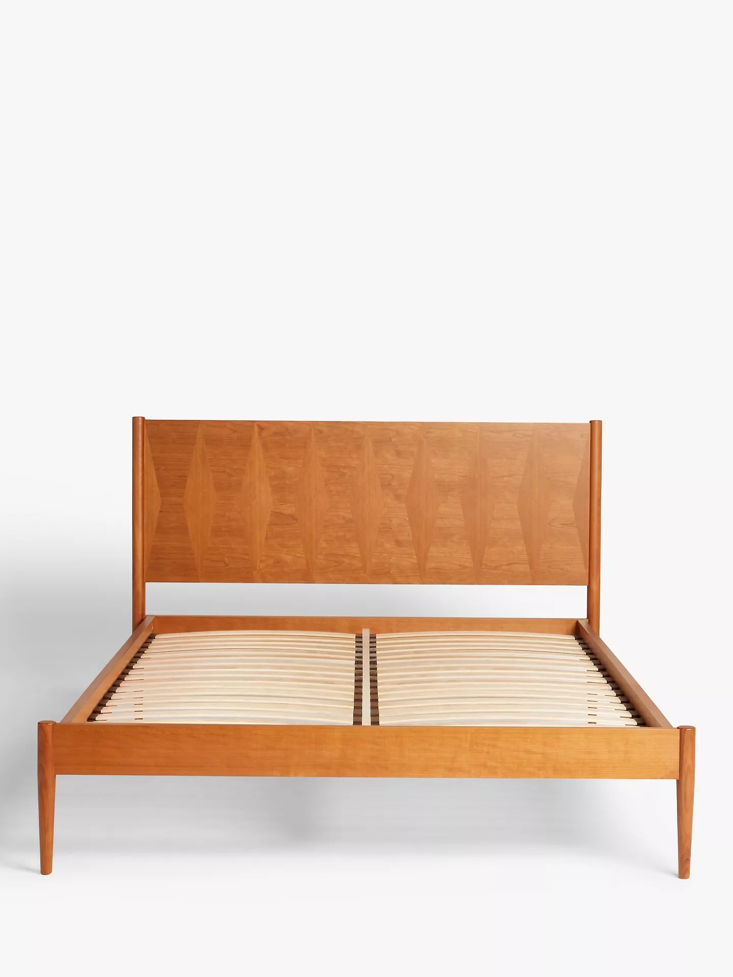 John Lewis Marquetry Wood Bed Frame, King Size, Natural