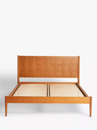 John Lewis Marquetry Wood Bed Frame, King Size, Natural