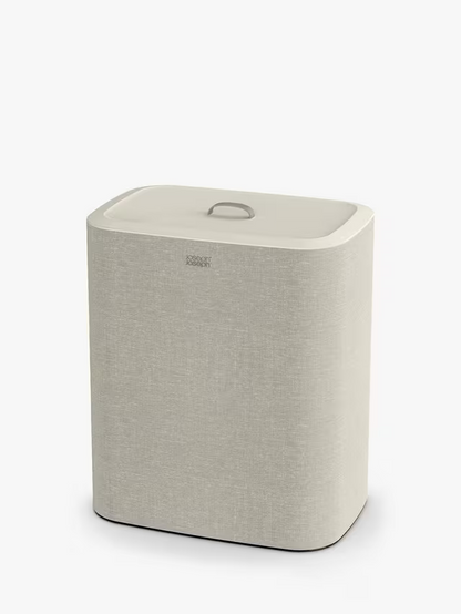 Joseph Joseph Tota Trio Easy-Empty Laundry Basket, 90L, Ecru