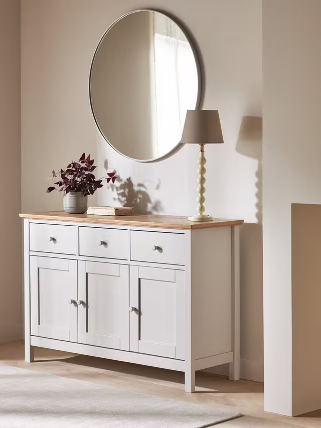 John Lewis Wilton Wide Sideboard Linen