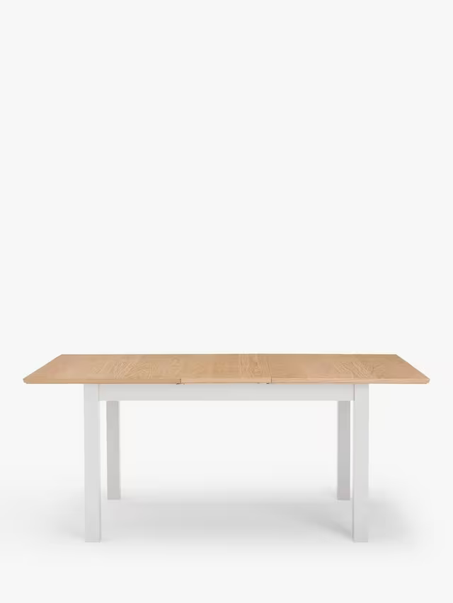 John Lewis Wilton 4-6 Seater Extending Dining Table, Linen Kitchen