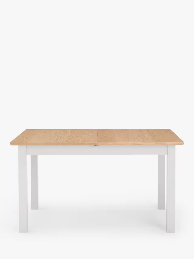 John Lewis ANYDAY John Lewis Wilton 4-6 Seater Extending Dining Table, Linen