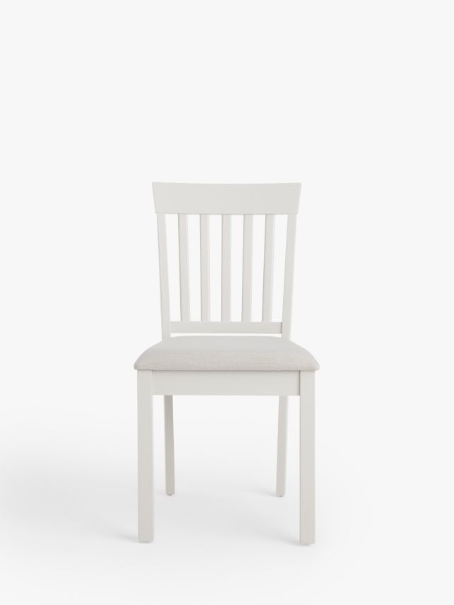 John Lewis ANYDAY Wilton Slatted Dining Chair, Set of 1, Linen