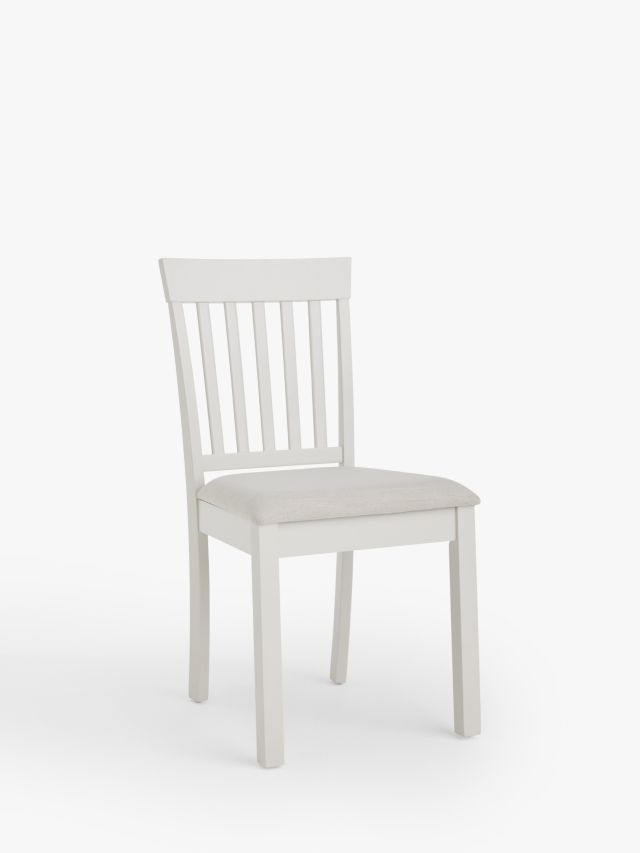 John Lewis ANYDAY Wilton Slatted Dining Chair, Set of 1, Linen