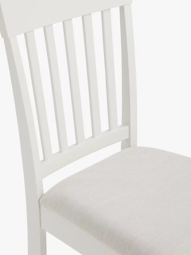 John Lewis ANYDAY Wilton Slatted Dining Chair, Set of 1, Linen