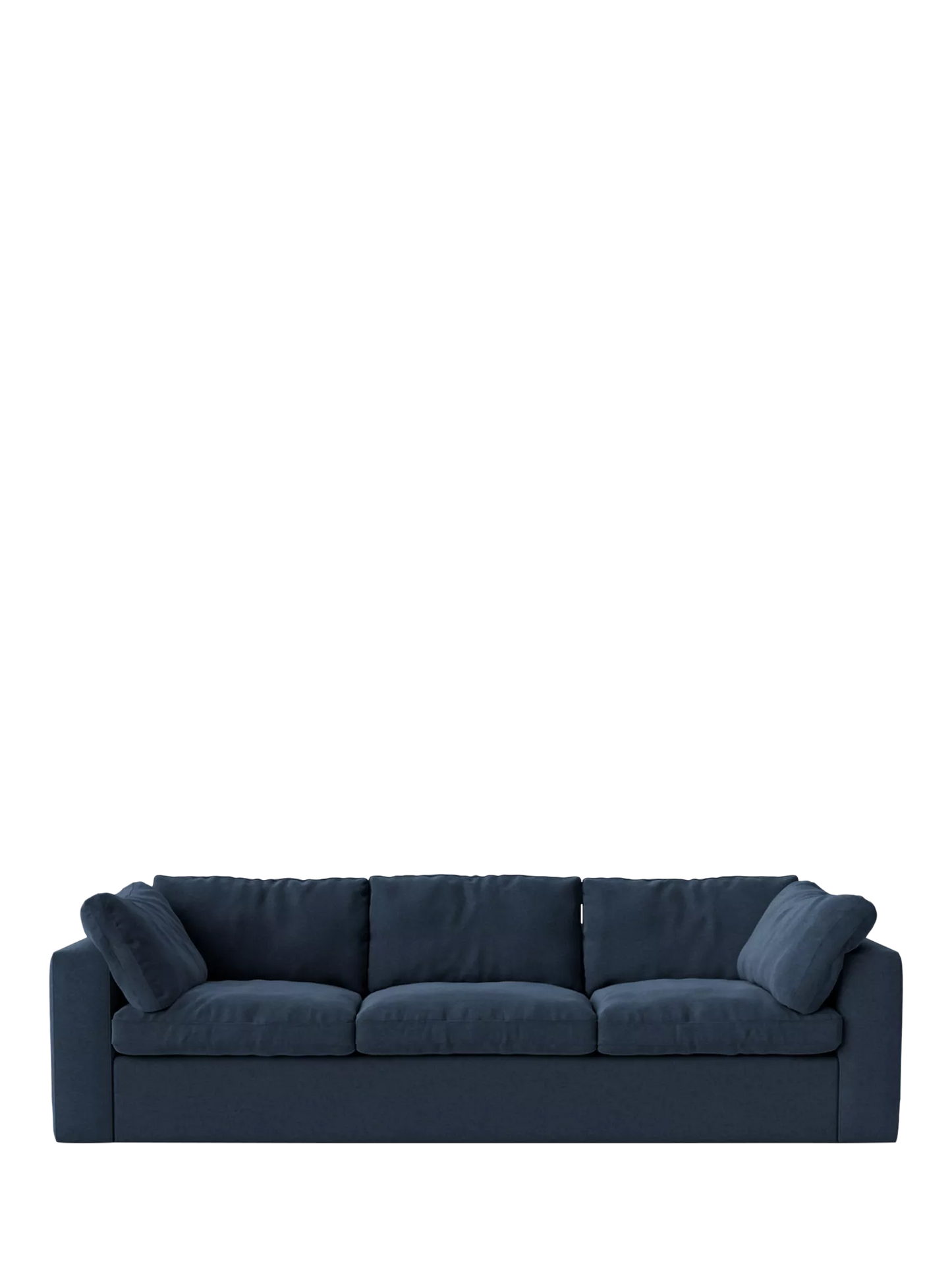 Swoon Seattle Large 3 Seater Sofa, Smart Wool Indigo