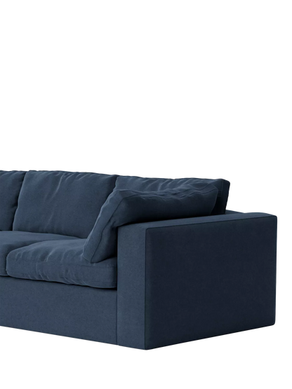 Swoon Seattle Large 3 Seater Sofa, Smart Wool Indigo