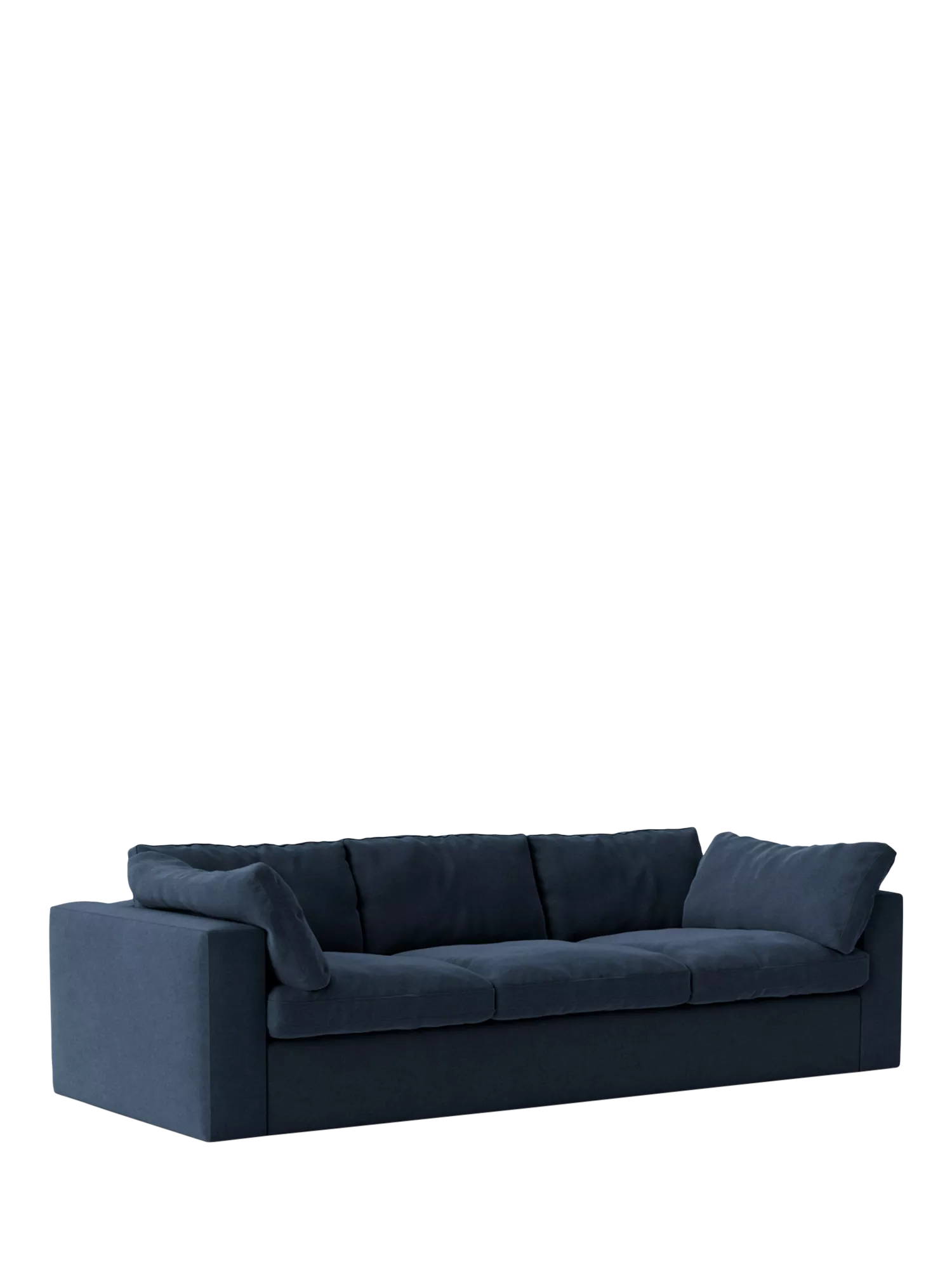 Swoon Seattle Large 3 Seater Sofa, Smart Wool Indigo