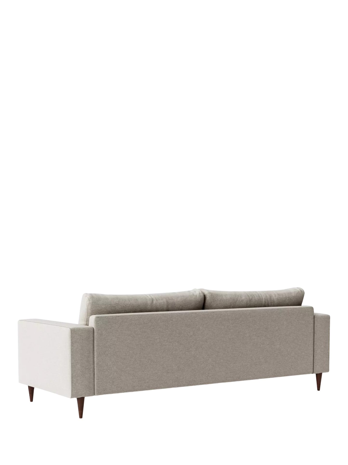 Swoon Evesham Large 3 Seater Sofa, Dark Leg, House Weave Chalk