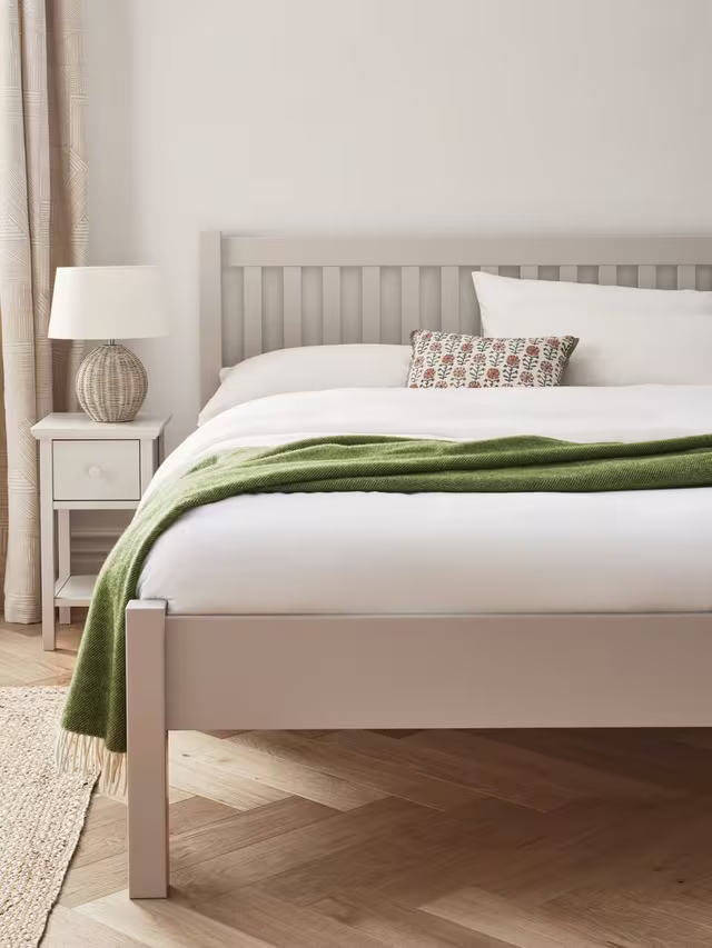 John Lewis Wilton Bed Frame Double Linen