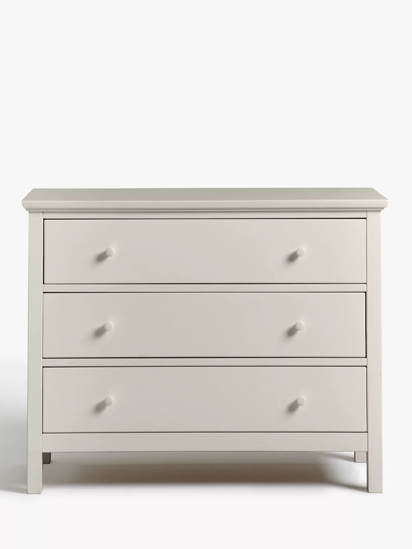 John Lewis Wilton 3 Drawer Chest, Linen