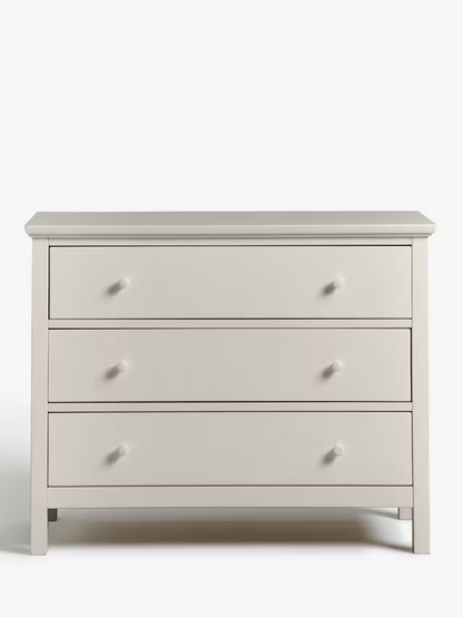 John Lewis Wilton 3 Drawer Chest Linen