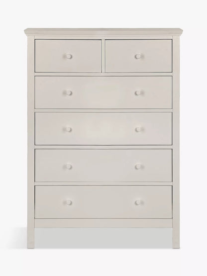 John Lewis ANYDAY Wilton 6 Drawer Chest, Linen