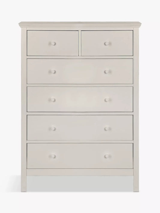 John Lewis Wilton 6 Drawer Chest Linen