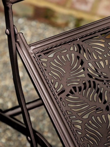 Gallery Direct Brindisi 2-Seater Folding Garden Bistro Table & Chairs Set