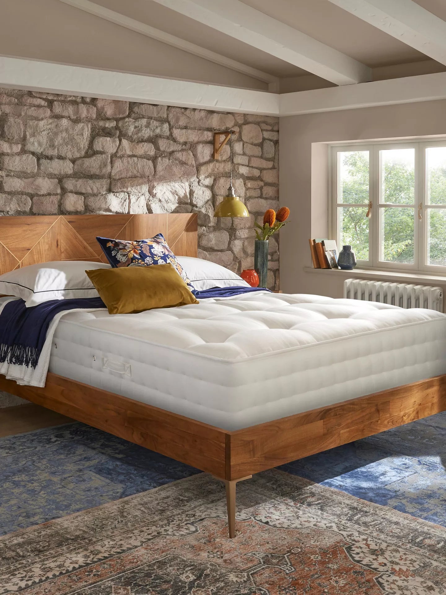 John Lewis Waitrose Wool NO. 3 Pocket Spring Mattress, Soft/Medium Tension, King Size