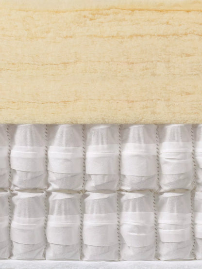 John Lewis Waitrose Wool NO. 5 Pocket Spring Mattress, Medium Tension, Double