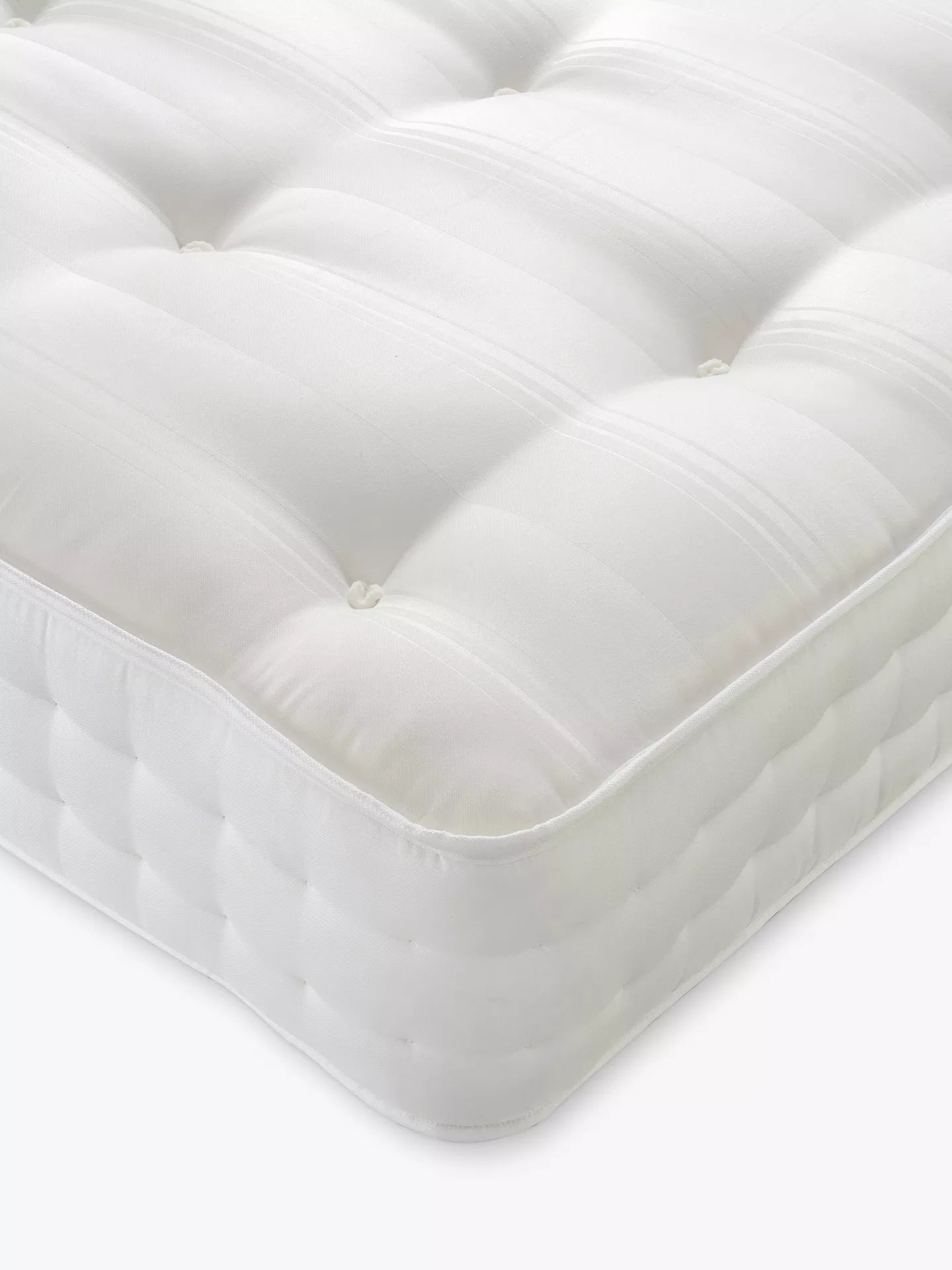 John Lewis Waitrose Wool NO. 5 Pocket Spring Mattress, Medium Tension, Double