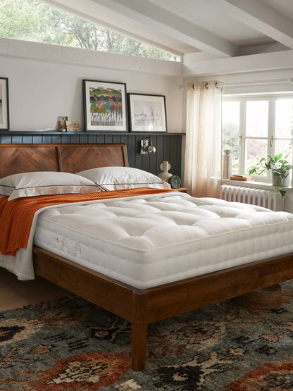 John Lewis Waitrose Wool NO 1 Pocket Spring Mattress Medium Firm Tension Double