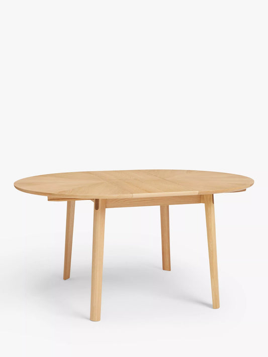 John Lewis Dining Table Round 4-6 Seater Notch
