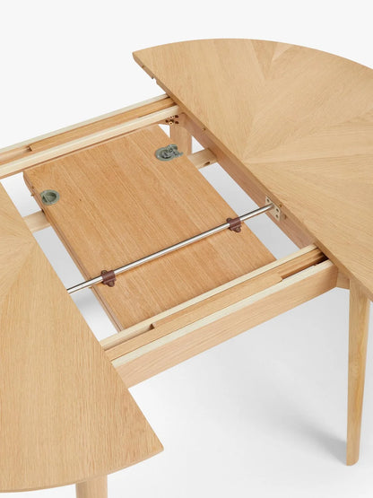 John Lewis Dining Table Round 4-6 Seater Notch