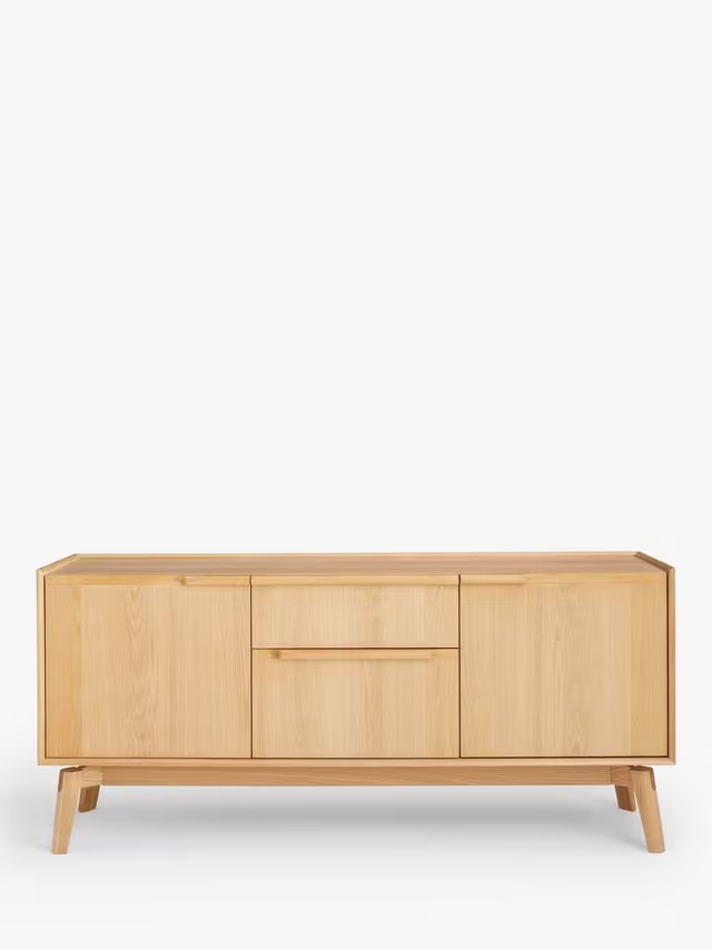 John Lewis Notch 2 Door 2 Drawer Sideboard in Oak