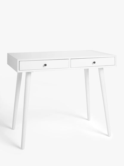 John Lewis Spindle Desk, White