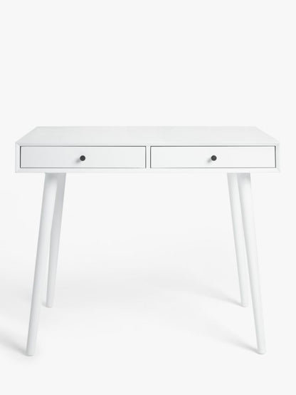 John Lewis ANYDAY Spindle Desk, Off White