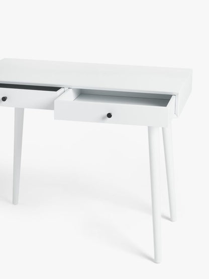 John Lewis ANYDAY Spindle Desk, Off White