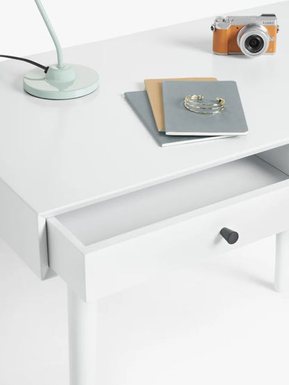 John Lewis ANYDAY Spindle Desk, Off White